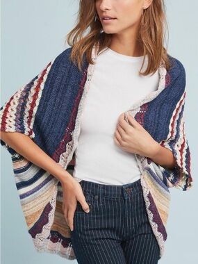 Moth Kearny Crocheted Cardigan